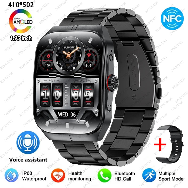 Watch 4 Pro Sports Smartwatch - GPS, Health Tracking, Waterproof, Bluetooth Call, NFC