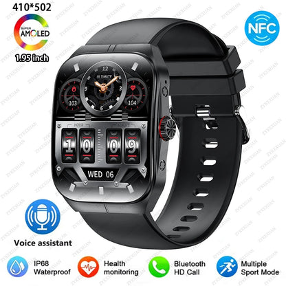 Watch 4 Pro Sports Smartwatch - GPS, Health Tracking, Waterproof, Bluetooth Call, NFC