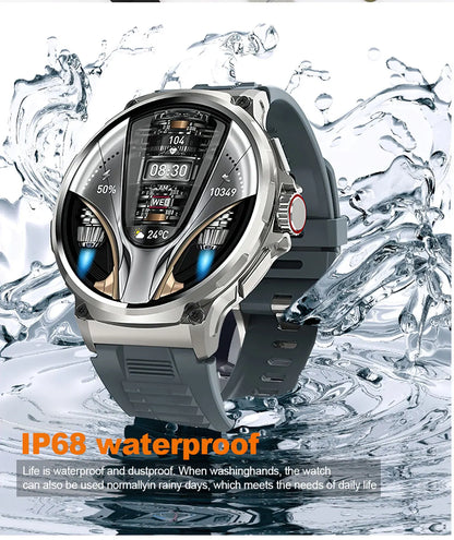 1.85-Inch Ultra HD Smart Watch Men, GPS Tracking, Bluetooth Call, 710mAh, 30 Days Battery Life