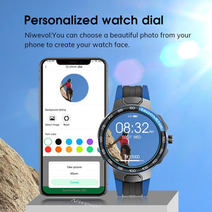 Android IOS Sports Smart Watch | IP68 Waterproof Multisport Fitness Heart Rate Monitor Smartwatch