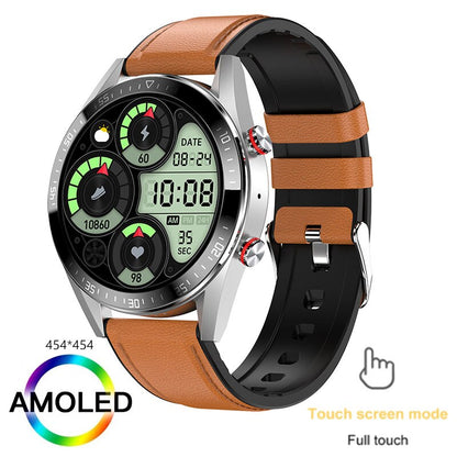 Android 454x454 Screen Smartwatch | Men's Bluetooth Calling & Local Music Playback - Huawei, Xiaomi Compatible