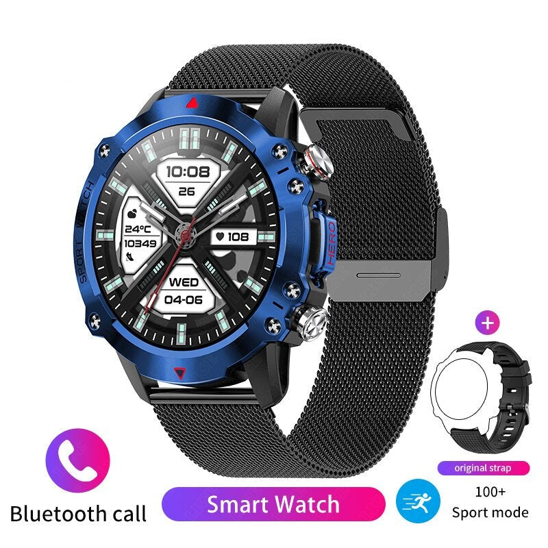 Outdoor Sports Bluetooth Smart Watch | Android Ios 1.39 Inch Screen 450mAh Waterproof Smartwatch