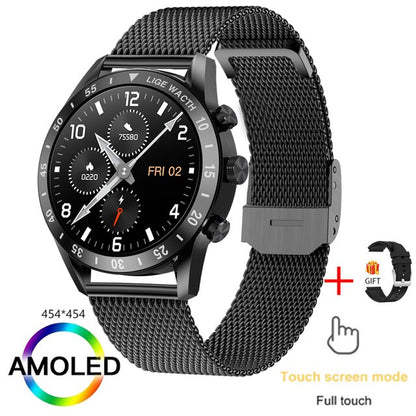 Android Ios Sports Smart Watch | Bluetooth Waterproof Full Touch Screen Mens Smartwatch