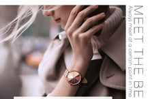 Load image into Gallery viewer, Women&#39;s Leather Wristwatch | Vintage Ladies Fashion Leather Wrist Watch
