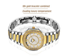 Load image into Gallery viewer, Women&#39;s Wrist Watch | Women Fashion Diamond Quartz Gold Wristwatch
