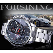 Load image into Gallery viewer, Men&#39;s Mechanical Watch | Sport Military Multifunction Steel Strap Automatic Wristwatch
