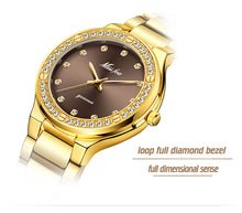 Load image into Gallery viewer, Woman&#39;s Luxury Watch | Japan Movt 30M Waterproof Gold Analog Female Wristwatch
