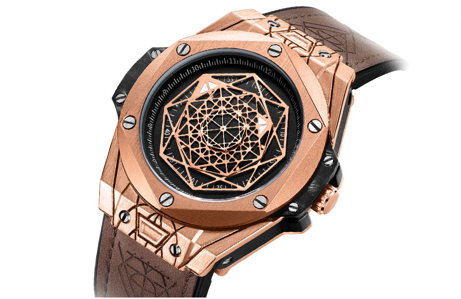 Men's Quartz Watch | Leather Strap Military Sports Waterproof Wristwatch.