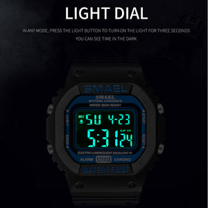 Digital Men's Sports Watch | LED Military Army Waterproof Wristwatch