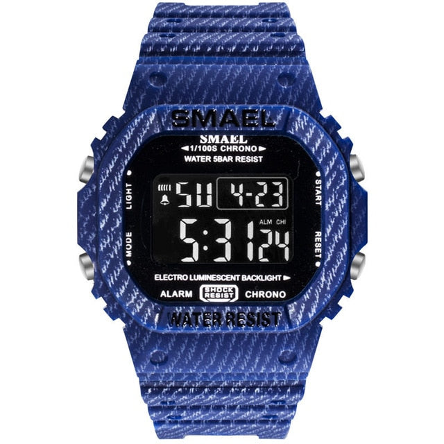 Digital Men's Sports Watch | LED Military Army Waterproof Wristwatch.