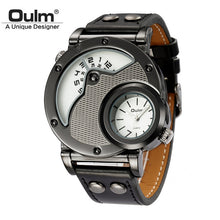 Load image into Gallery viewer, Men&#39;s Military Watch | Two Time Zone Army Sports Wristwatch
