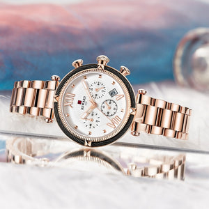 Woman's Quartz Watch | Waterproof Fashion Luxury Casual Ladies Wristwatch