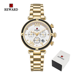 Woman's Quartz Watch | Waterproof Fashion Luxury Casual Ladies Wristwatch
