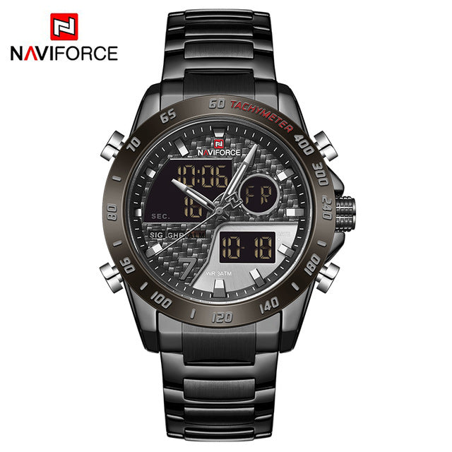 Men's Quartz Watch | Men's LED Waterproof Sport Military Quartz Wristwatch.