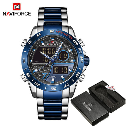 Men's Quartz Watch | Men's LED Waterproof Sport Military Quartz Wristwatch