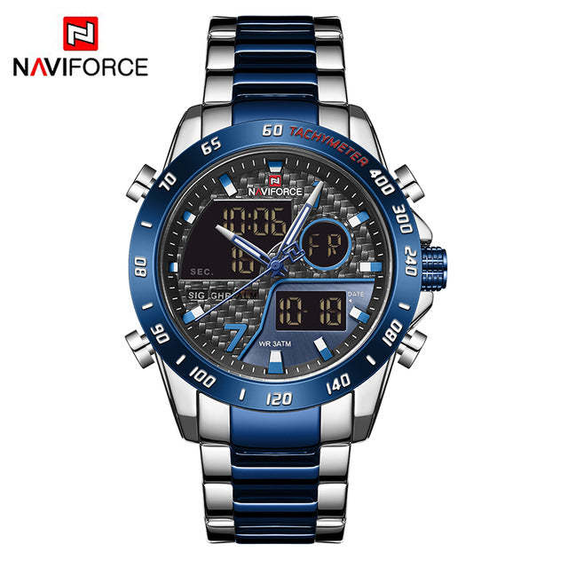 Men's Quartz Watch | Men's LED Waterproof Sport Military Quartz Wristwatch.