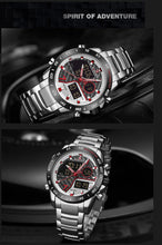 Load image into Gallery viewer, Men&#39;s Quartz Watch | Men&#39;s LED Waterproof Sport Military Quartz Wristwatch
