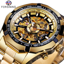 Load image into Gallery viewer, Men&#39;s Mechanical Sport Watch | Waterproof Stainless Steel Skeleton Transparent Watch
