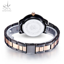 Load image into Gallery viewer, Woman&#39;s Braclet Watch | Ladies Rose Gold Quartz Crystal Wristwatch
