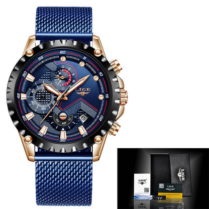 Men's Quartz Sports Watch | Luxury All Steel Military Army Waterproof Wristwatch
