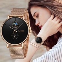 Load image into Gallery viewer, Gold Women&#39;s Watch
