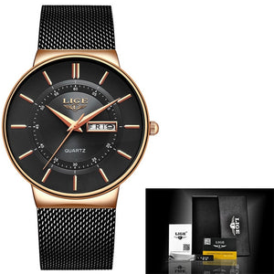 Women Quartz Watch | Ultra-Thin Stainless Steel Waterproof Ladies Watch