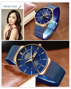 Women Quartz Watch | Ultra-Thin Stainless Steel Waterproof Ladies Watch