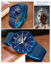 Load image into Gallery viewer, Women Quartz Watch | Ultra-Thin Stainless Steel Waterproof Ladies Watch
