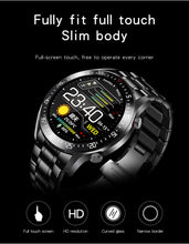 Load image into Gallery viewer, Men&#39;s Stainless Steel Smartwatch | Waterproof Sports Fitness Full Circle Smartwatch
