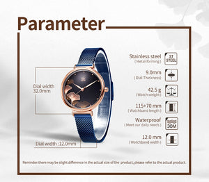 Women's Quartz  Watch | Luxury Elegant Japanese Quartz Movement Wristwatch