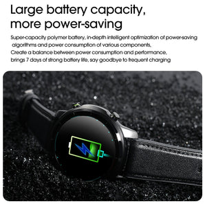 Men's Waterproof Smartwatch | Bluetooth 5.0 Full Touch 360*360 HD Amoled Screen Smart Watch