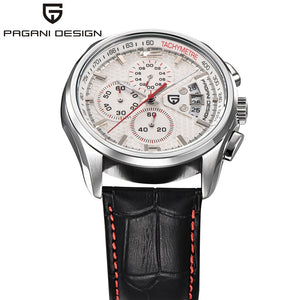 Men's Quartz Watch | Quartz Movement Military Leather Luxury Fashion Wristwatch