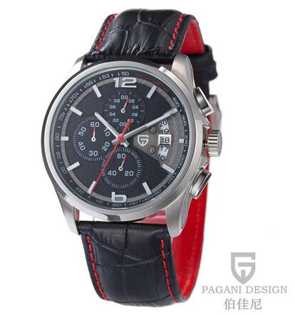 Men's Quartz Watch | Quartz Movement Military Leather Luxury Fashion Wristwatch.