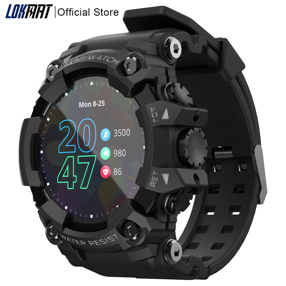 Men's Fitness Smartwatch | Android ios Heart Rate Monitor Blood Pressure Tracker Full Touch Screen Smartwatch.