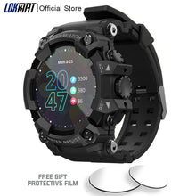 Load image into Gallery viewer, Men&#39;s Fitness Smartwatch | Android ios Heart Rate Monitor Blood Pressure Tracker Full Touch Screen Smartwatch
